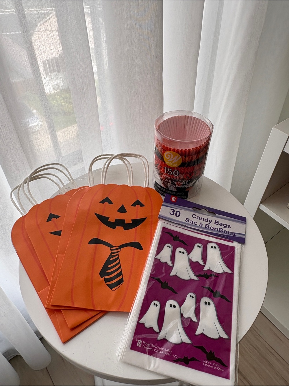 Halloween Set - Candy Bags/Favour Bags/Baking Cups